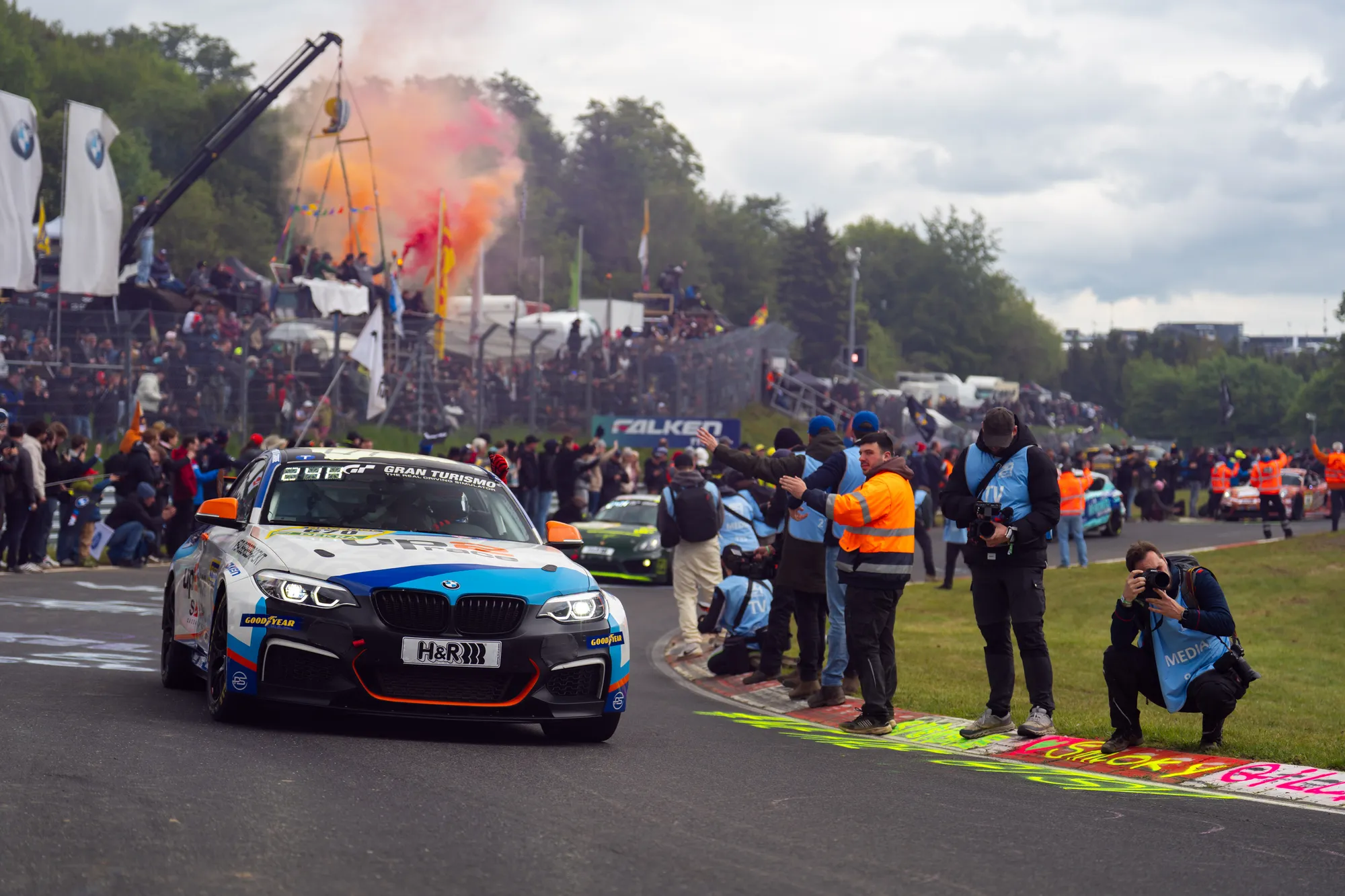 The car in the Nürburgring paddock