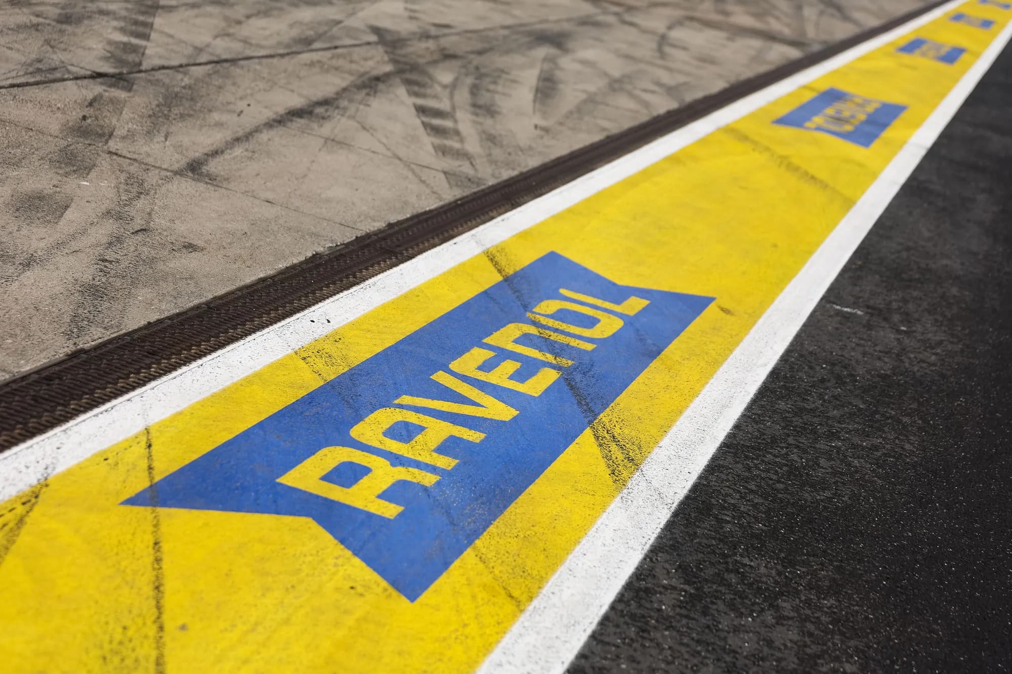 Nürburgring kerb detail at the trackside