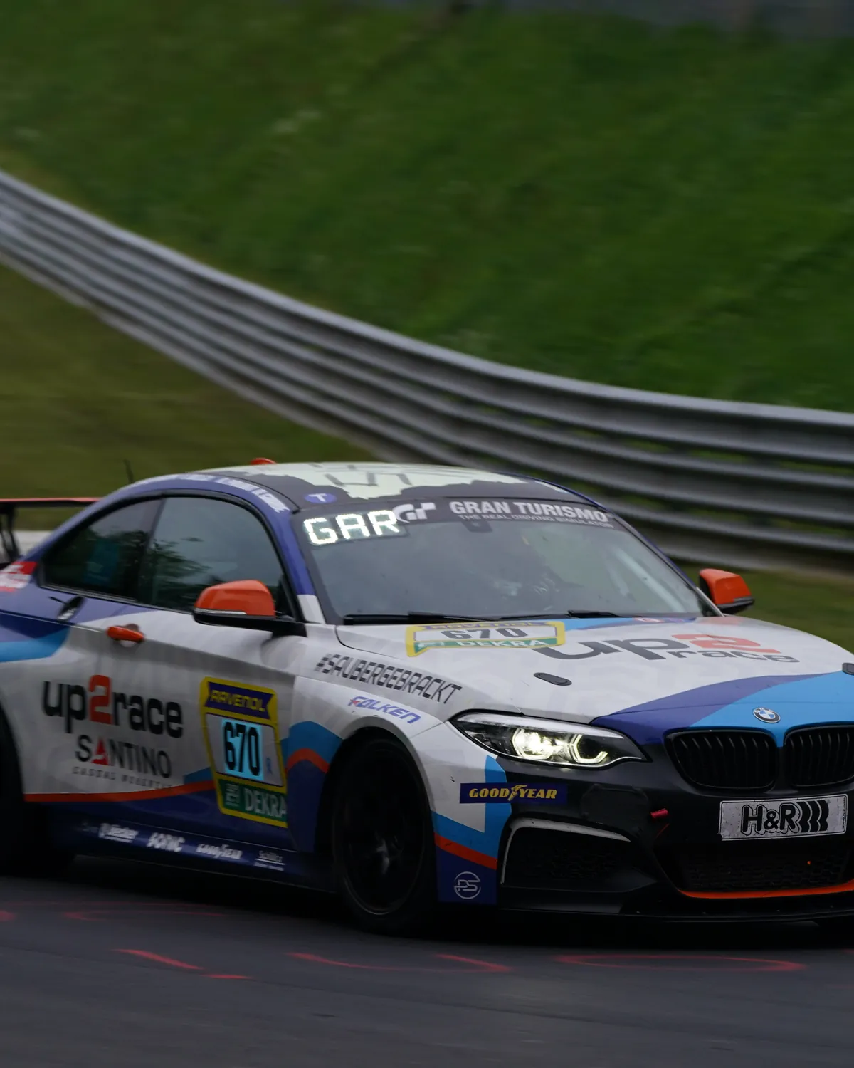 The M240i #670 from the side