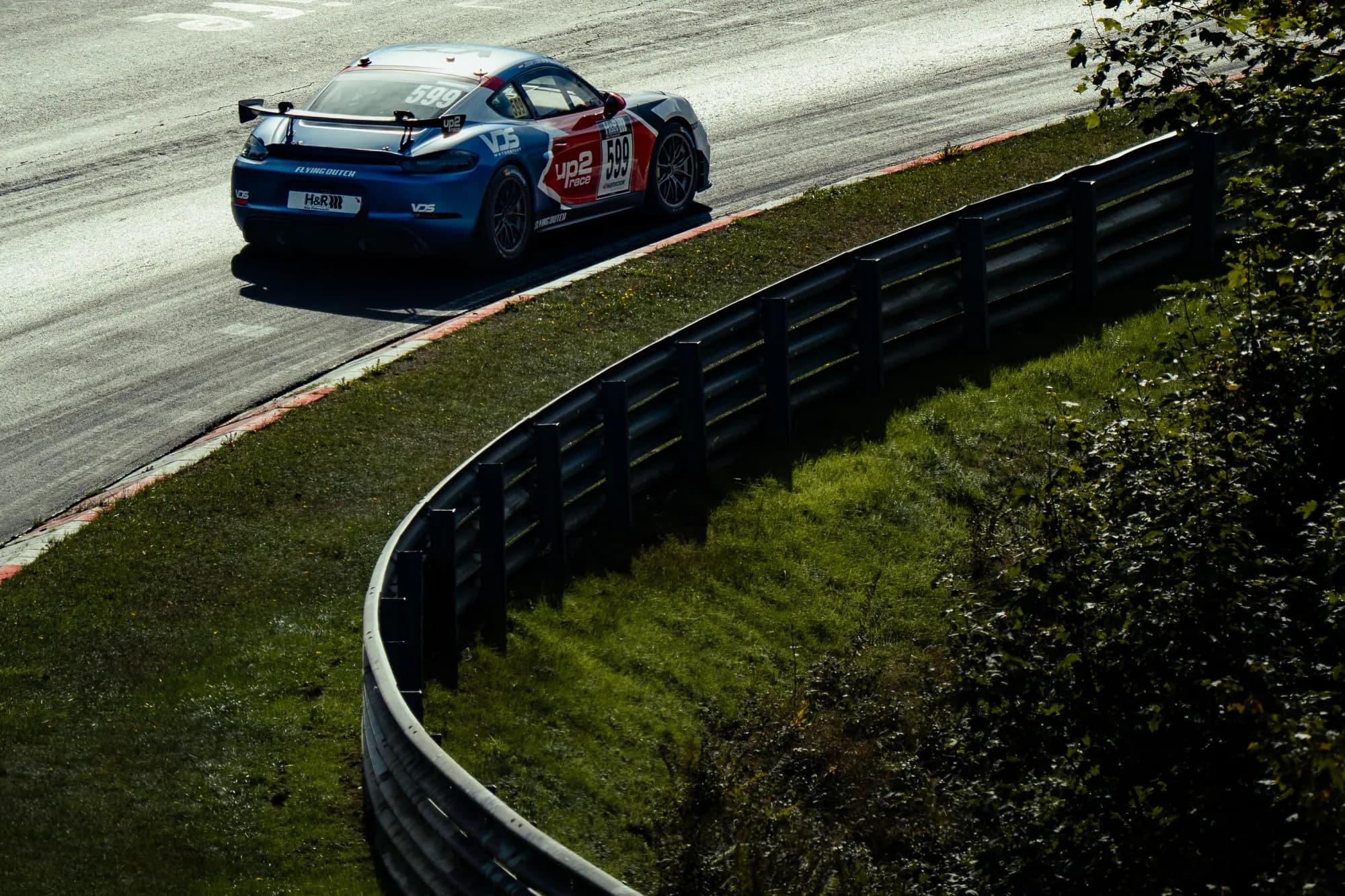 The Porsche 718 Cayman GT4 Clubsport on the Nordschleife