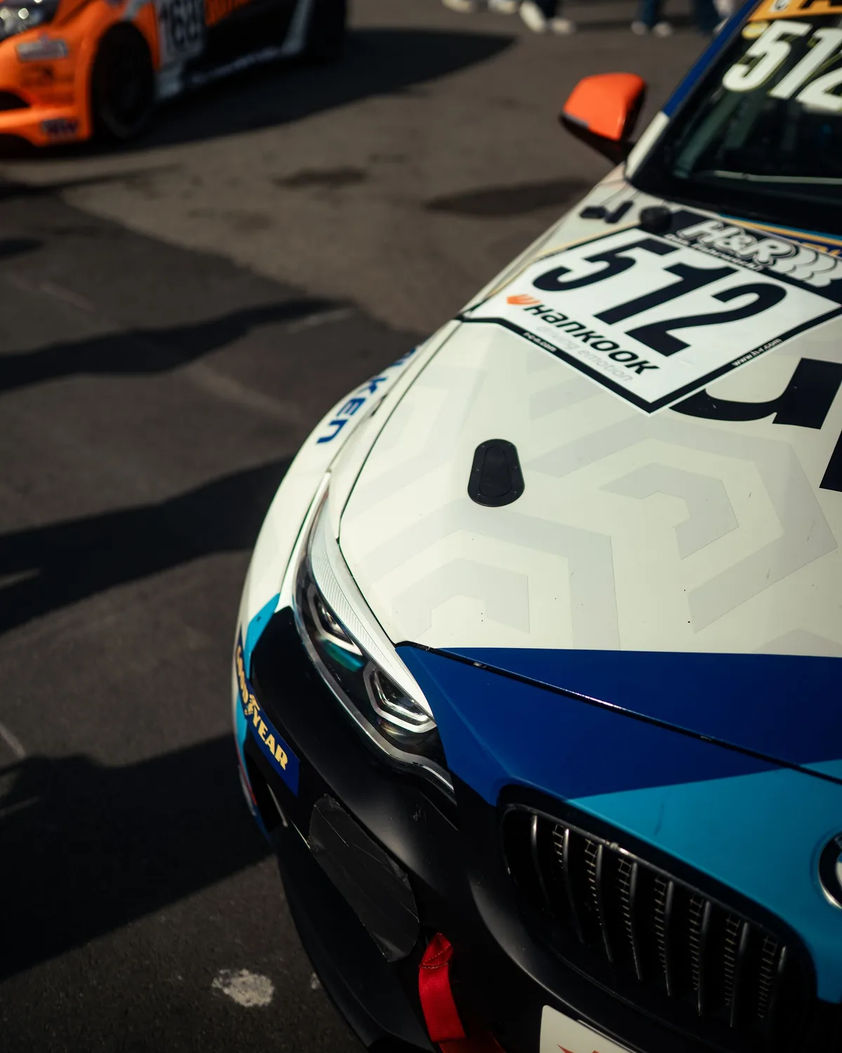 The front of our M240i on the grid at RCN 7