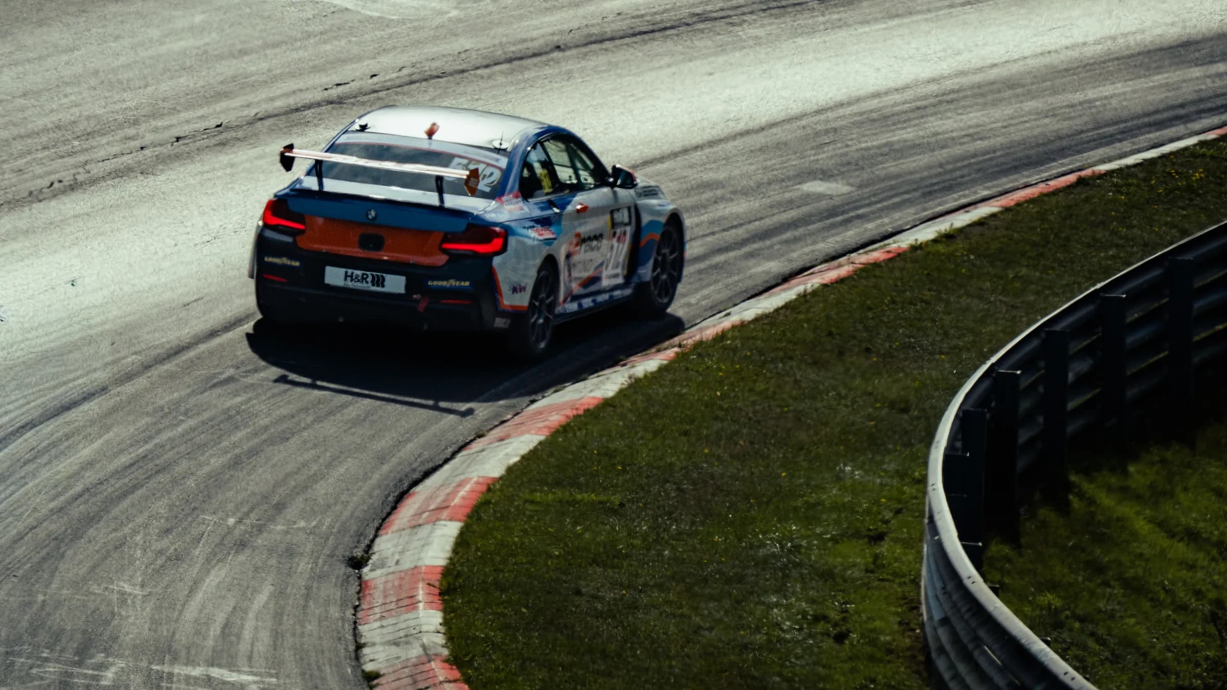 The BMW M240i Racing on the Nordschleife during RCN 7